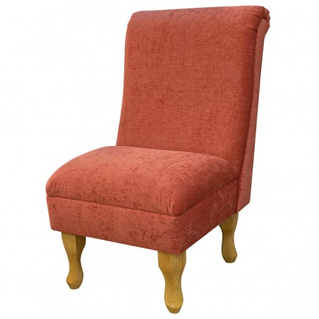 Bedroom Chair in a Pimlico Crush Copper Fabric SR16017 | Beaumont