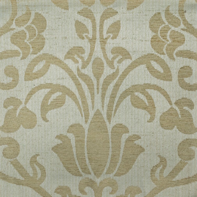 Medium Chaise Longue in a Medallion Gold Fabric SR17050 | Beaumont