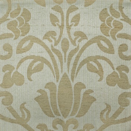 Medium Chaise Longue in a Medallion Gold Fabric SR17050 | Beaumont