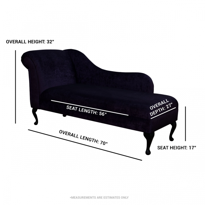 Large Buttoned Chaise Longue in Medal Expresso Leather | Beaumont