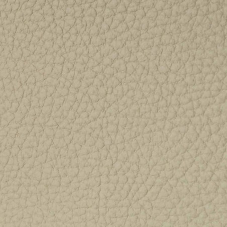 Mini Chaise Longue in Madras Dollaro Cream Genuine Leather | Beaumont