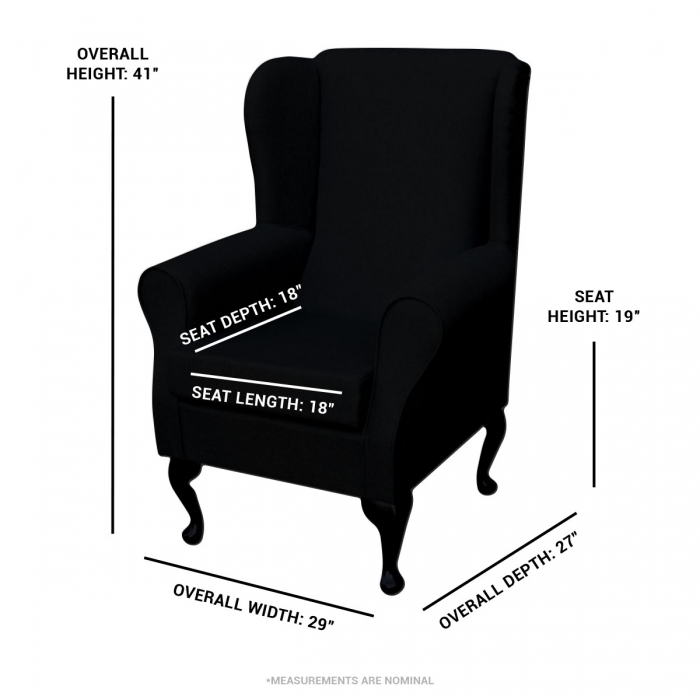 beige boucle chair dimensions