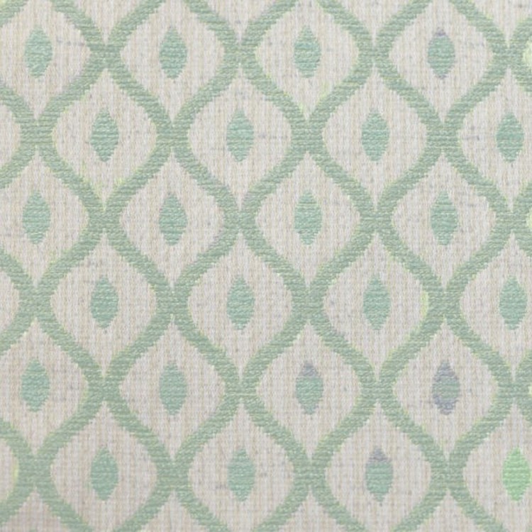 Storage Ottoman in Woburn Trellis Green SR17083 Fabric | Beaumont