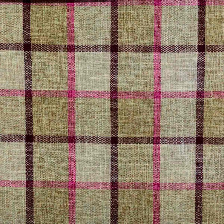 Handmade Storage Bench in Beaumont Check Camel Fabric | Beaumont