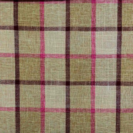 Handmade Storage Bench in Beaumont Check Camel Fabric | Beaumont
