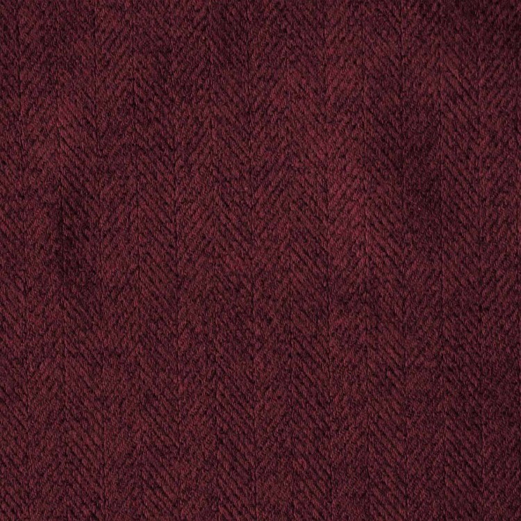 Medium Chaise Longue in a Tweed Wine Red Fabric | Beaumont