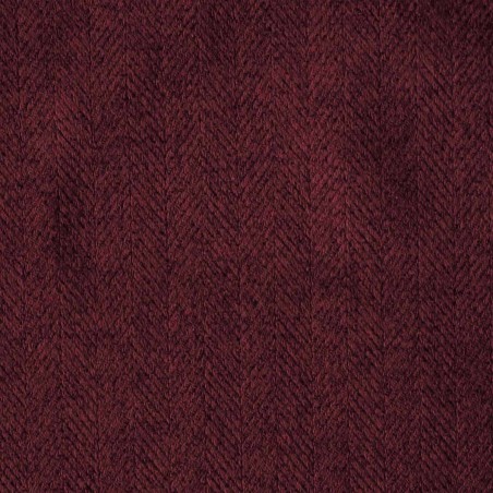 Medium Chaise Longue in a Tweed Wine Red Fabric | Beaumont