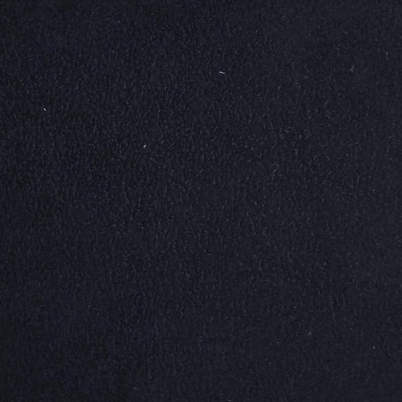 LUXE Buttoned Blanket Box Storage Ottoman in an AquaClean Dunbar Navy Fabric