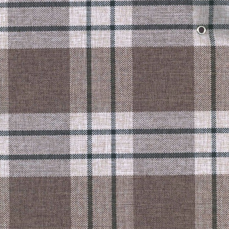 Large High Back Chair in Kintyre Chestnut Tartan Fabric | Beaumont